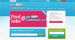 Desktop Screenshot of mycookstown.com