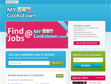 Tablet Screenshot of mycookstown.com